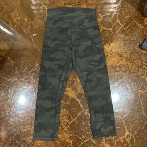 Lululemon Camo Print Align Leggings 25 in.